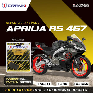 Crank 1 Ceramic Brake Pads For Aprilia RS 457