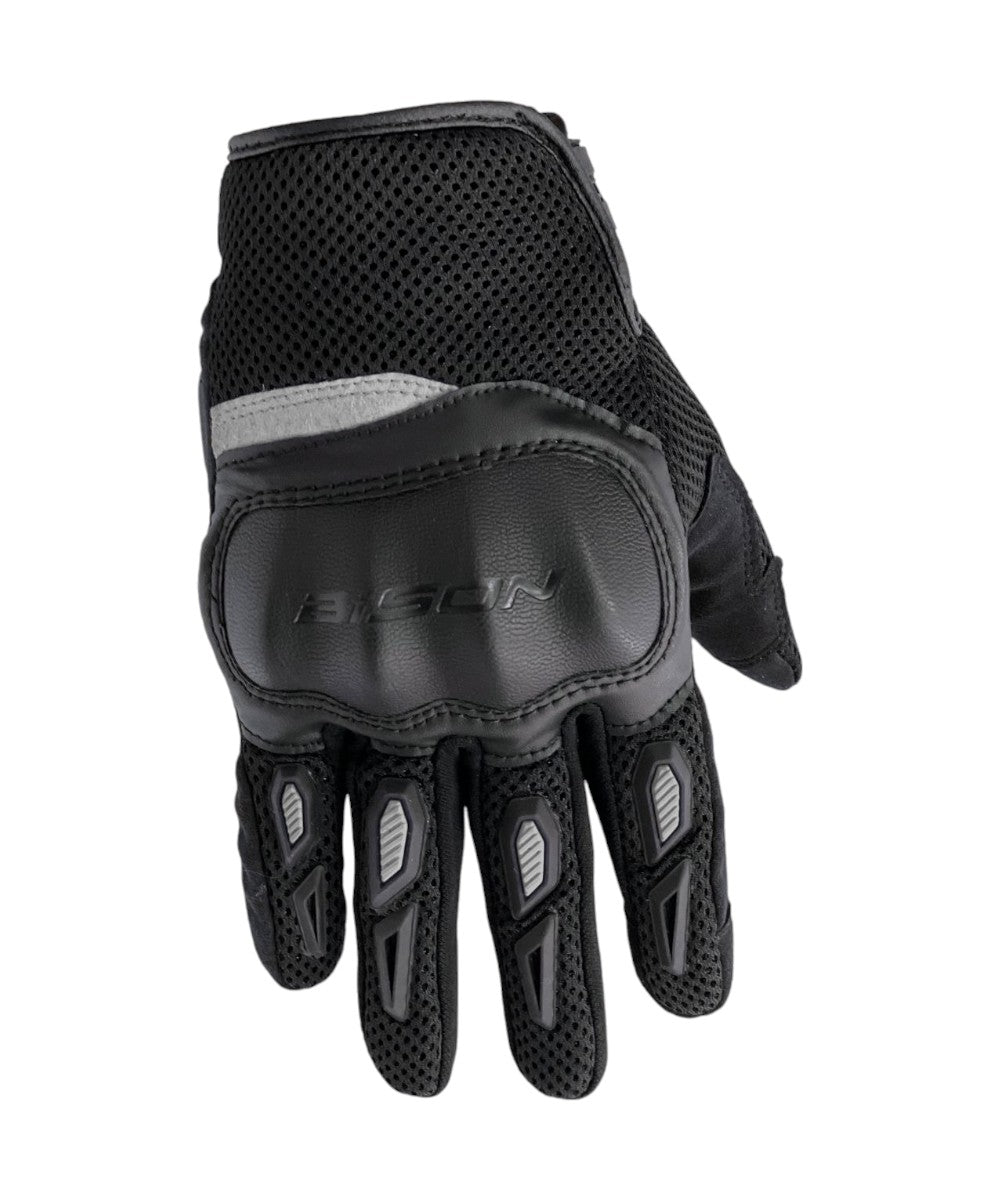 Bison Acer Riding Gloves - Black - Motodrift