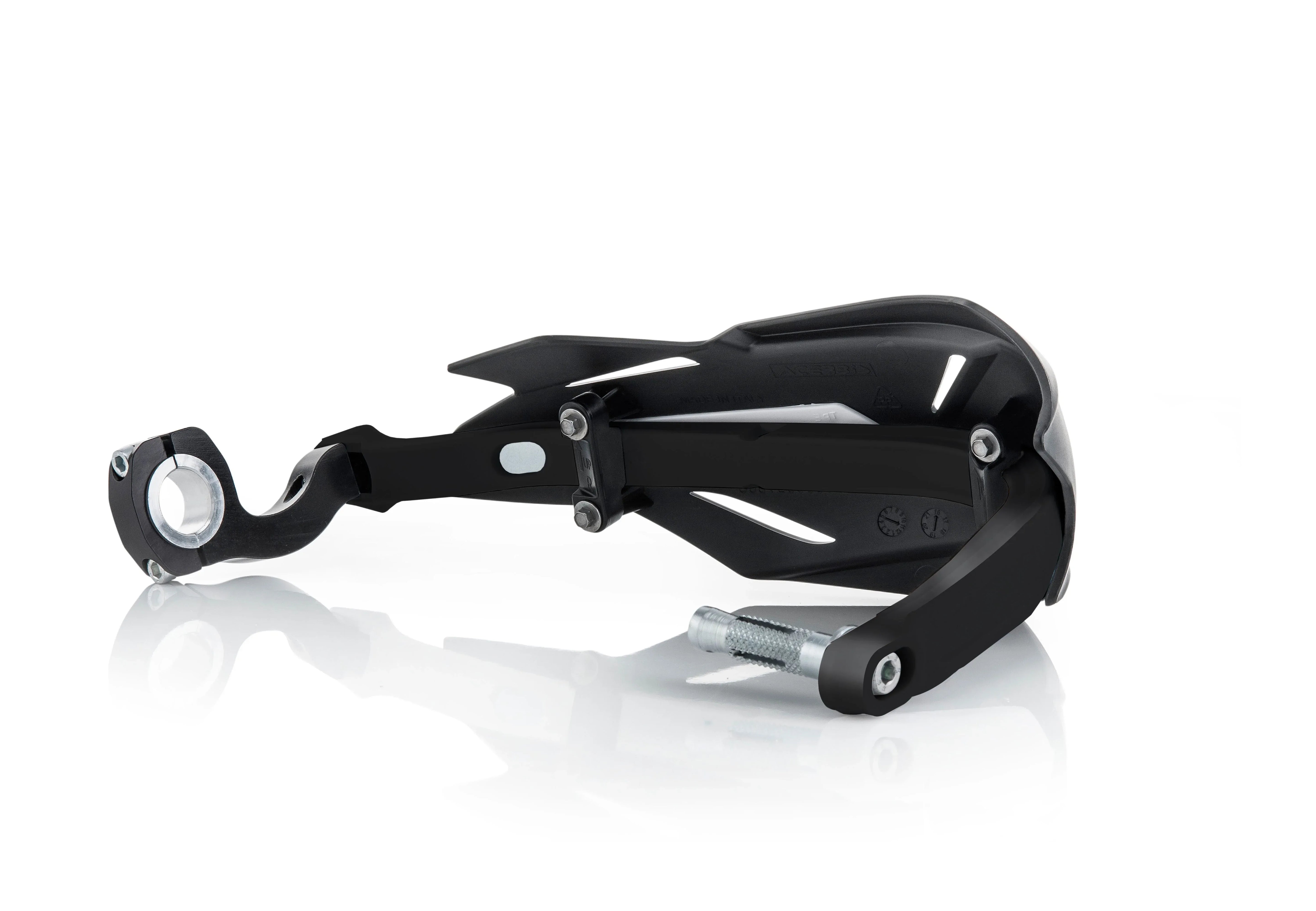 Acerbis handguard with white background