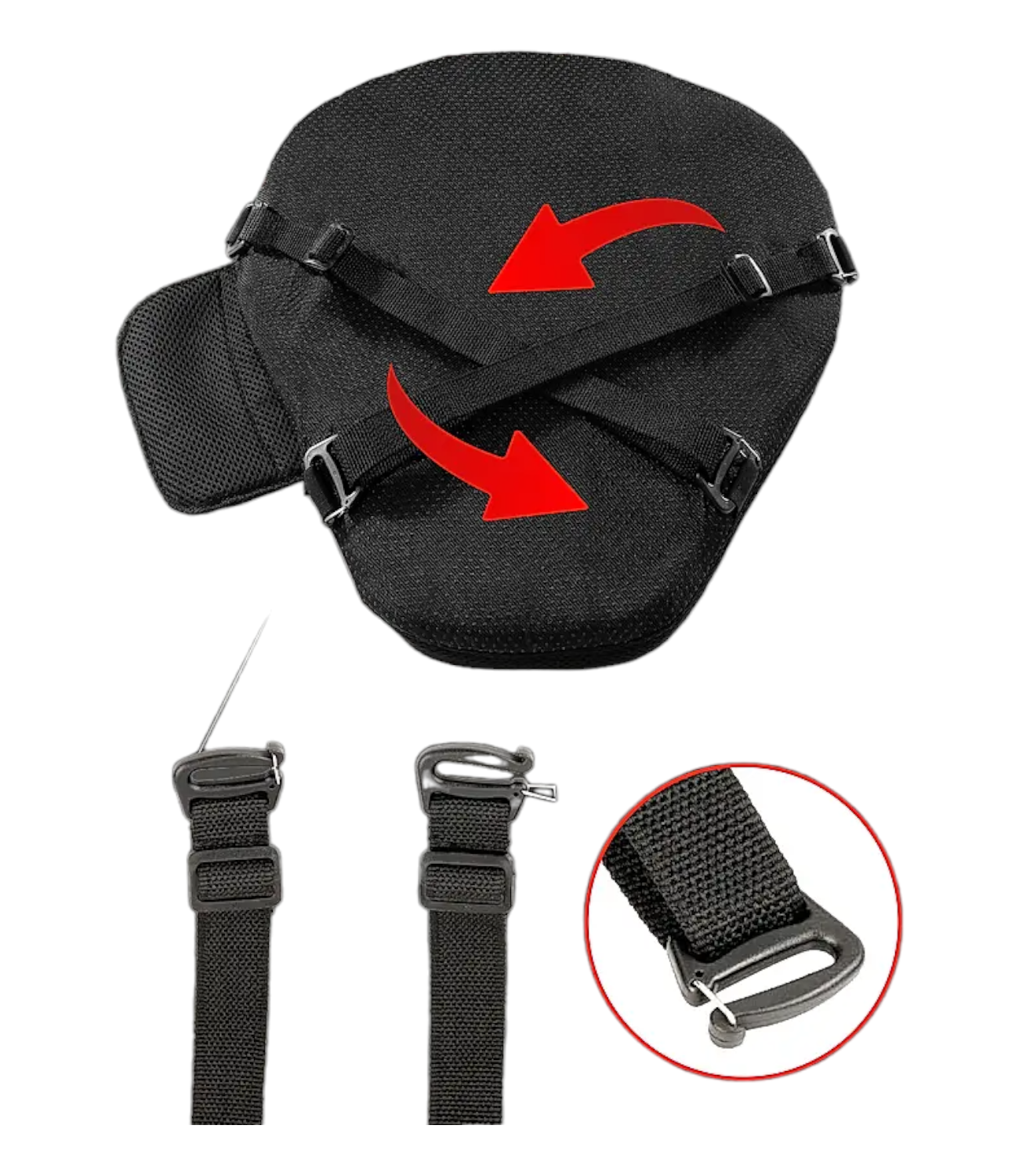 Grand Pitstop Air Comfy Seat Cushion Sports for Motorcycle - Motodrift