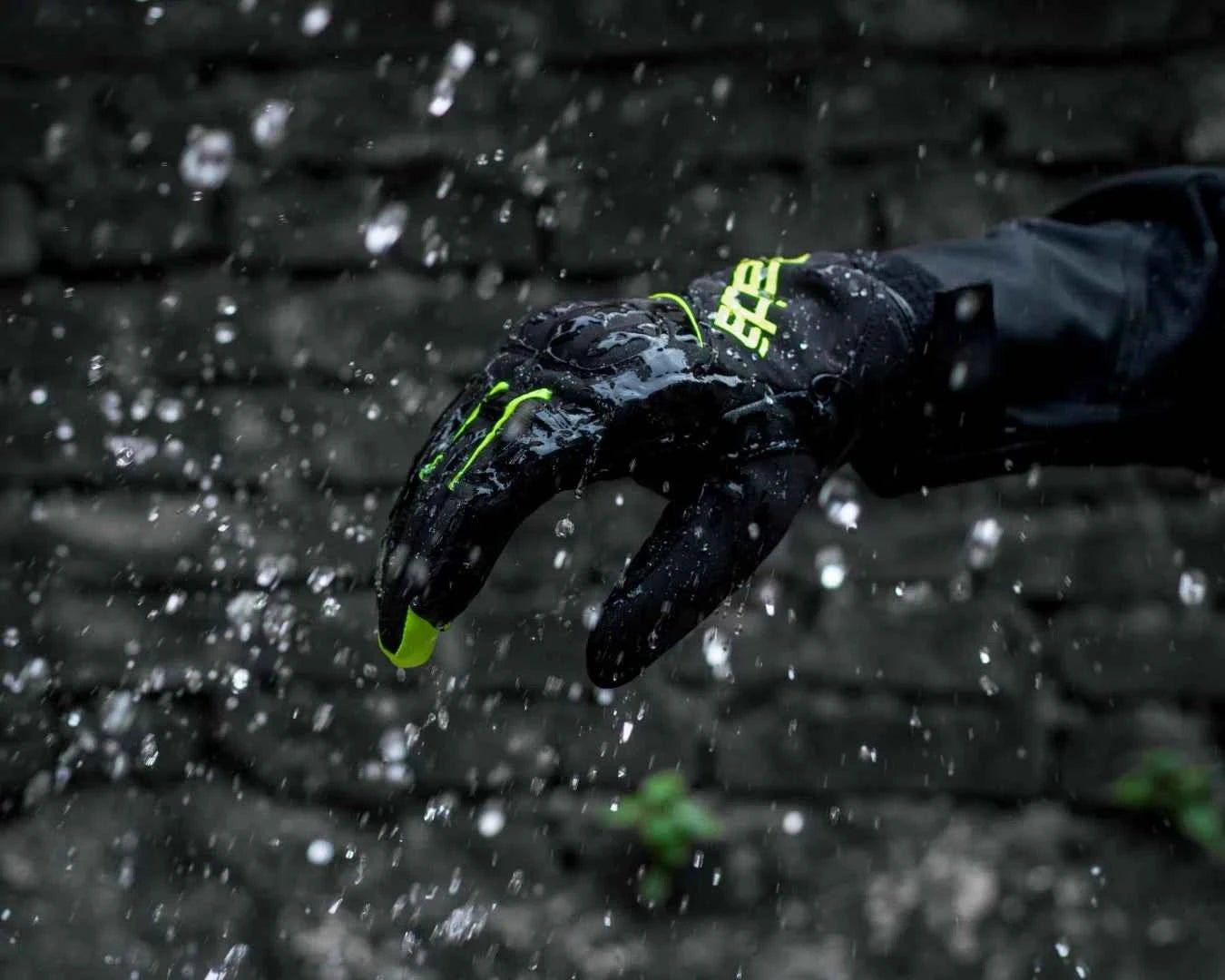 AqDry Waterproof Gloves - Hi-Viz - Motodrift