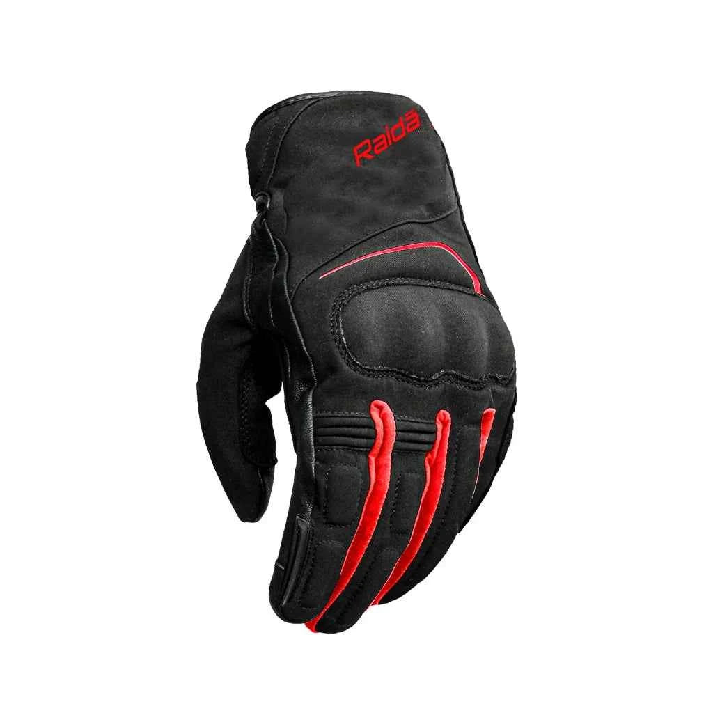 AqDry Waterproof Gloves - Red - Motodrift