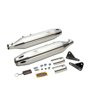 Red Rooster Performance Exhaust For Meteor 650 - Astral Pro - Polish - Motodrift