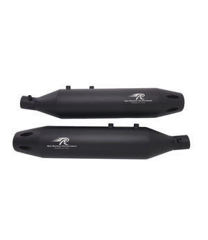 Red Rooster Performance Exhaust For Meteor 650 - Astral Pro- Black Matte - Motodrift