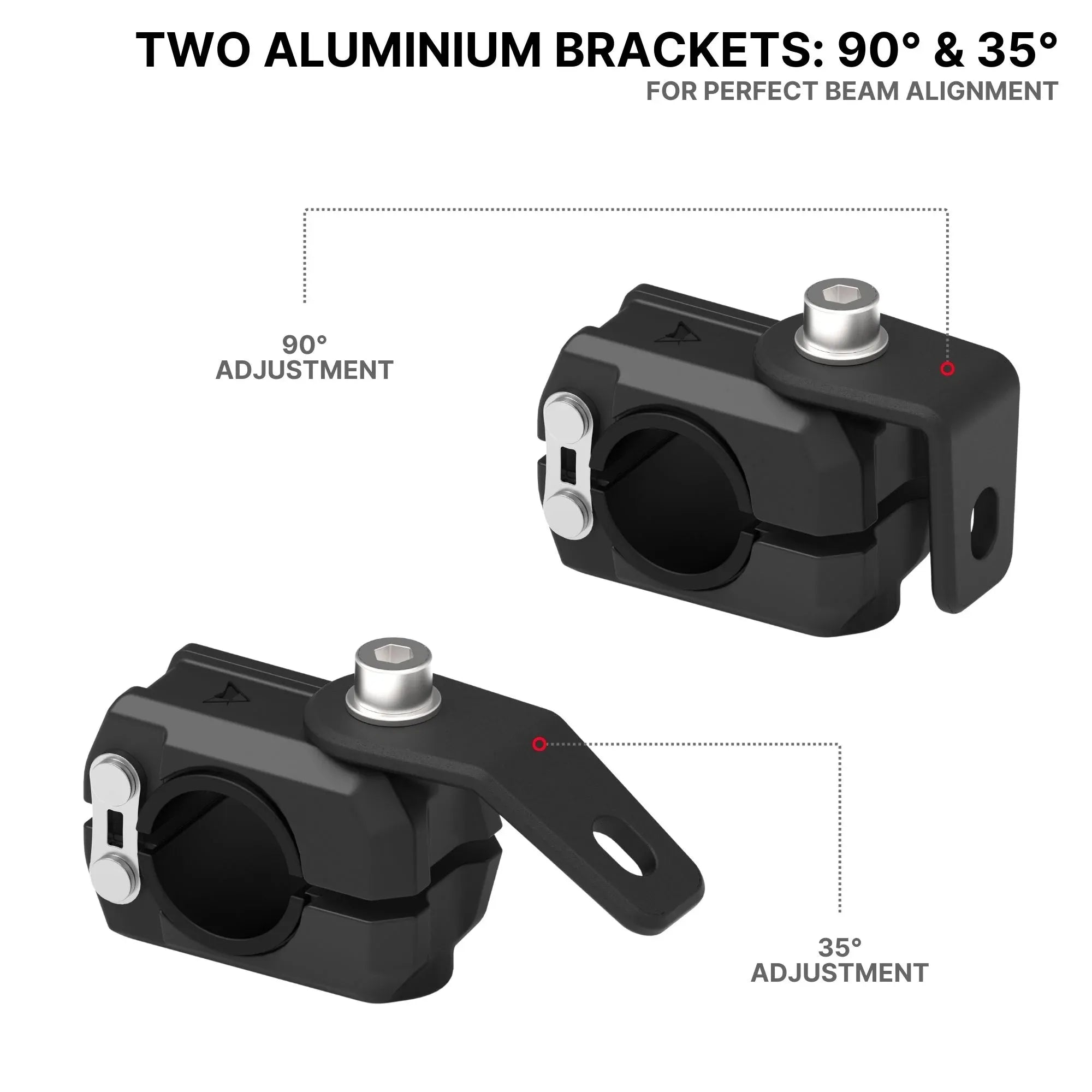 Auto Engina Universal Fit- Fog Light Mounts Set