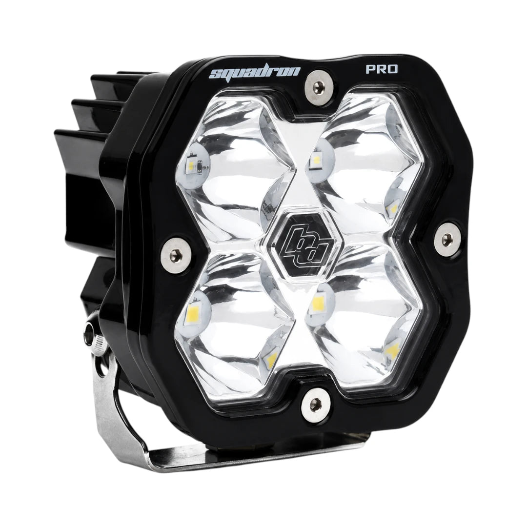 Baja Designs Squadron Pro 2.0 LED Auxiliary Lights - Black (Pair)