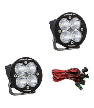 Baja Designs Squadron Racer Edition LED Auxillary Lights (Black) (Pair) - Motodrift