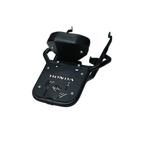 Top Rack With Plate For Honda CB 350 - Black - Motodrift