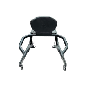 Top Rack With Plate For Honda CB 350 - Black - Motodrift