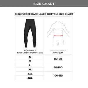 VIATERRA B100 Fleece Base Layer - Bottom - Motodrift