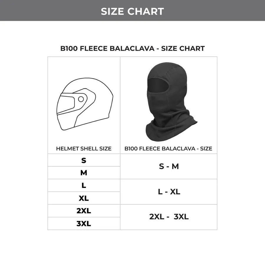 VIATERRA B100 Fleece Balaclava - Motodrift