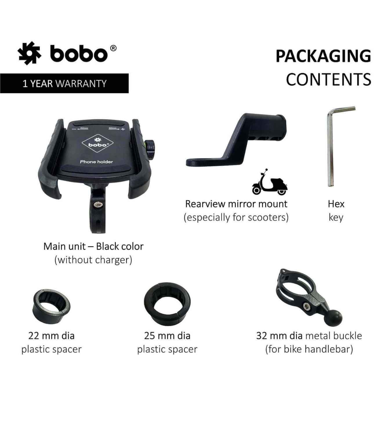 BOBO BM4 Motorcycle Phone Holder - Motodrift