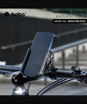 BOBO BM14 PRO PLUS Quick Release with PRO PLUS Vibration Damper Enhanced BM4 PRO PLUS Bike / Cycle Phone Holder Motorcycle Mobile Mount - Motodrift