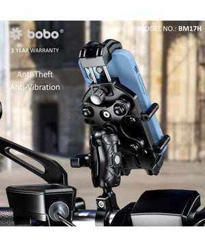 BOBO BM17 Anti-Vibration Bike / Cycle Phone Holder Motorcycle Mobile Mount - Motodrift