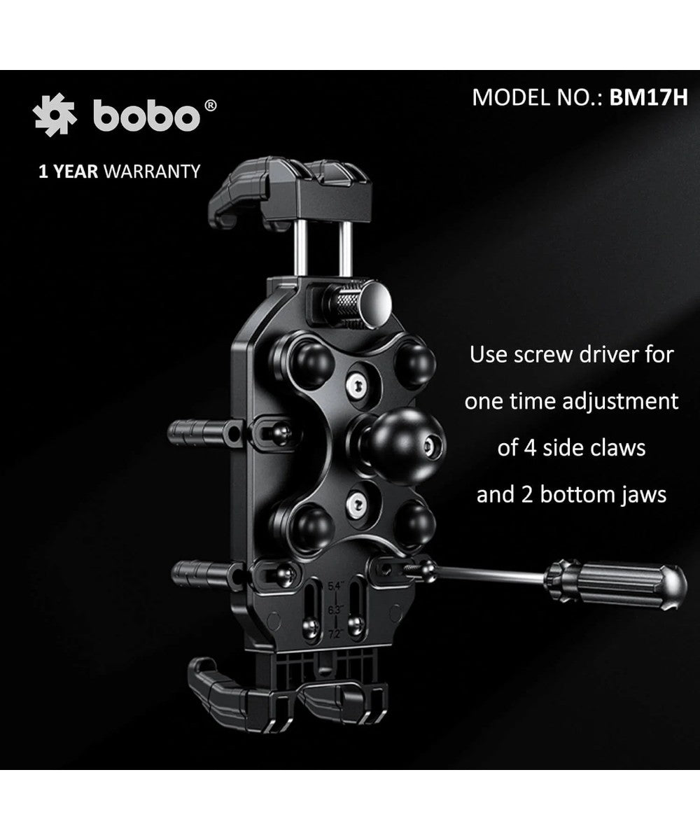 BOBO BM17 Anti-Vibration Bike / Cycle Phone Holder Motorcycle Mobile Mount - Motodrift
