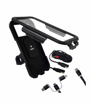 BOBO BM11H Motorcycle Phone Holder With Charger - Motodrift