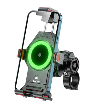 BOBO BM16 Motorcycle Phone Holder With Wireless Charger - Motodrift