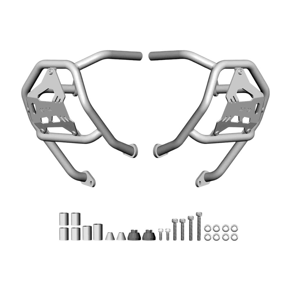 SRC Lower Crash Bar Set For BMW R 1300GS - Silver - Motodrift