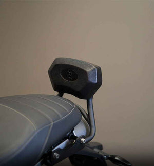 ZANA Back Rest Black For For Triumph Scrambler 400 X - Motodrift