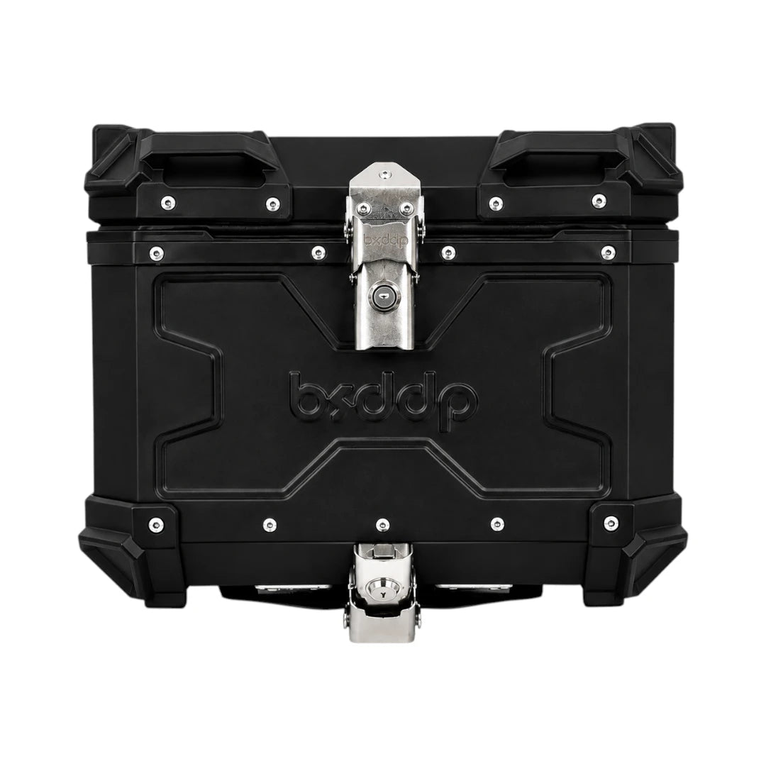 BSDDP TC Aluminium Motorcycle Top Box with Backrest Pad - 45L
