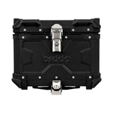 BSDDP TC Aluminium Motorcycle Top Box with Backrest Pad - 45L