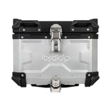 BSDDP TC Aluminium Motorcycle Top Box with Backrest Pad - 45L
