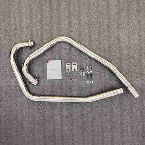 Powerage Performance Headers For Royal Enfield GT / Interceptor 650 Polish Finish Dual O2 Sensor