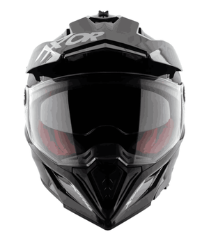 Axor XCross Dual Visor Helmet Gloss Black - Motodrift