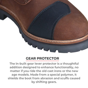 Bronson Retro Motorcycle Riding Boots For Men - Motodrift