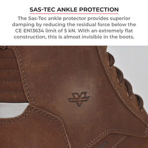 Bronson Retro Motorcycle Riding Boots For Women - Motodrift