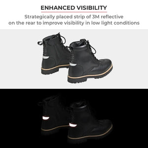 Bronson Retro Motorcycle Riding Boots For Men - Motodrift