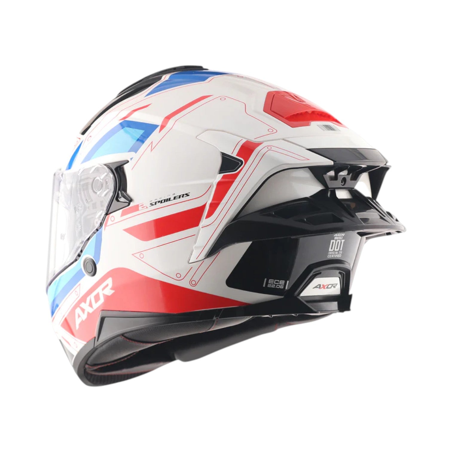 Axor Brutale Ryden Dual Spoiler Helmet | ISI & DOT Certified