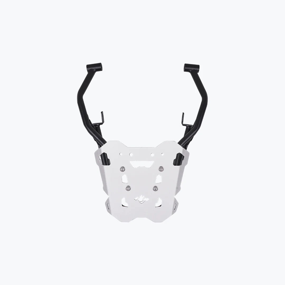 LCB Gopher Luggage Carrier Black and Silver For Hero Xpulse 210 - Motodrift
