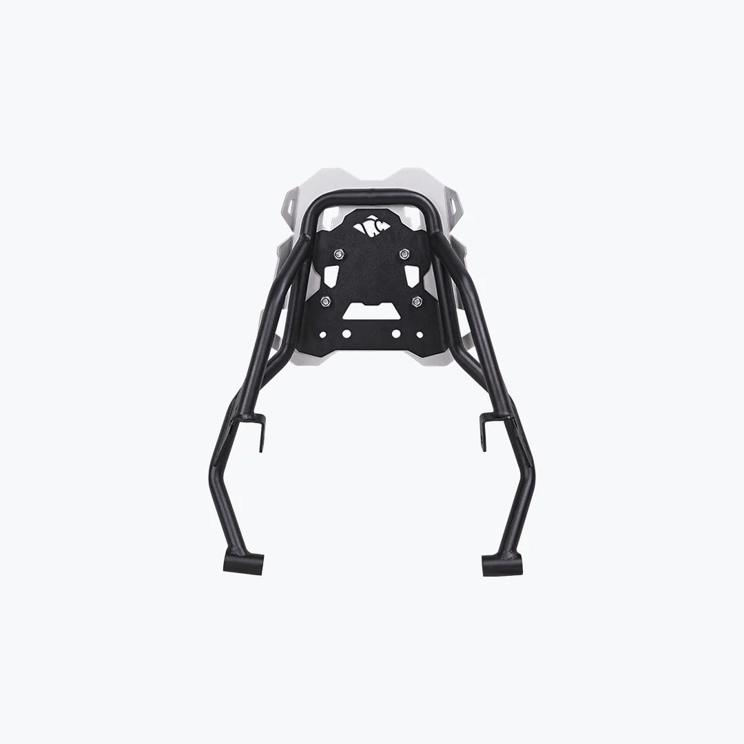 LCB Gopher Luggage Carrier Black and Silver For Hero Xpulse 210 - Motodrift