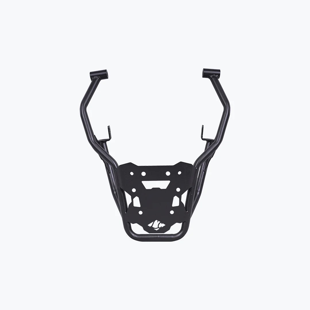 LCB Gopher Luggage Carrier Black and Silver For Hero Xpulse 210 - Motodrift