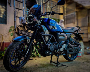 Yamaha FZ-X Crash Guard With 4 Sliders - Motodrift