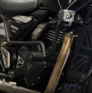 ZANA Crash Guard With Slider For Triumph Scrambler 400 X - Motodrift