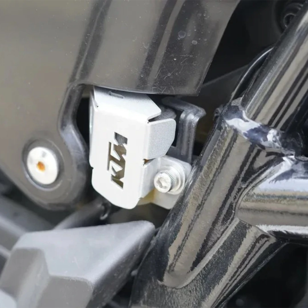 Carbon Racing Aluminium Rear Brake Reservoir Protector for KTM Adventure 390/250/X (2025 Model)