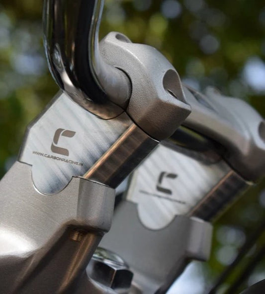 Carbon Racing Inclined Handlebar Riser for CB350 H'ness / RS & DLX Pro ...