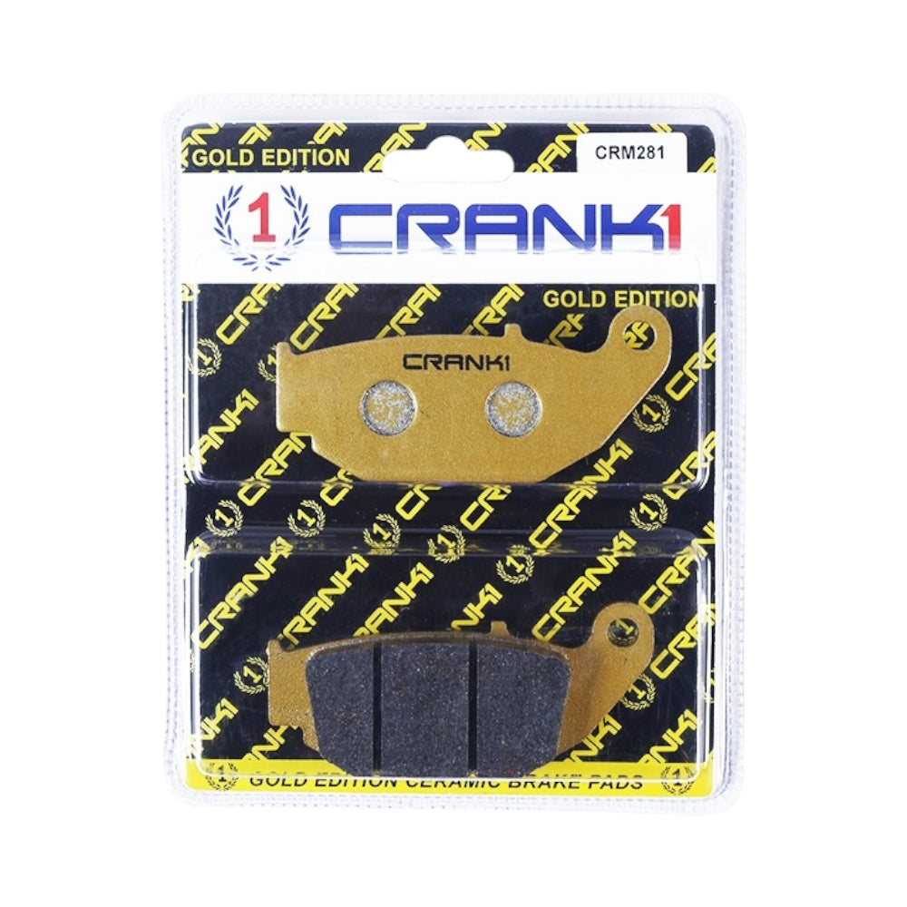 Crank 1 Ceramic Brake Pads For Hero XPulse 200 & Rally