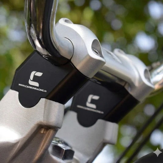 Carbon Racing Inclined Handlebar Riser for CB350 H'ness / RS & DLX Pro