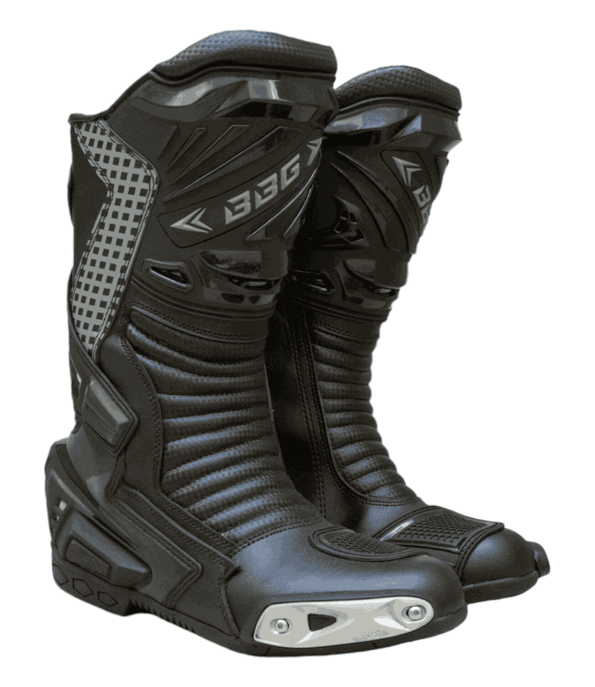 BBG Calf Boot Black - Comfort and Security – Motodrift