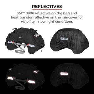 VIATERRA CLAW MINI - 100% Waterproof Motorcycle Tail Bag (Universal) - Motodrift