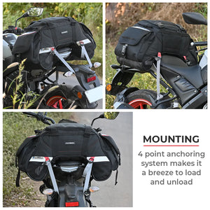 VIATERRA CLAW MINI - 100% Waterproof Motorcycle Tail Bag (Universal) - Motodrift