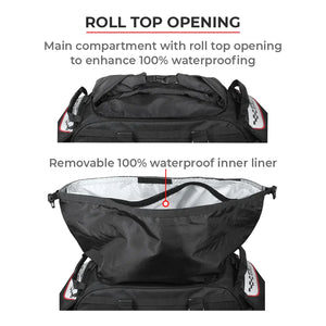 VIATERRA CLAW - 100% Waterproof Motorcycle Tail Bag (Universal) - Motodrift
