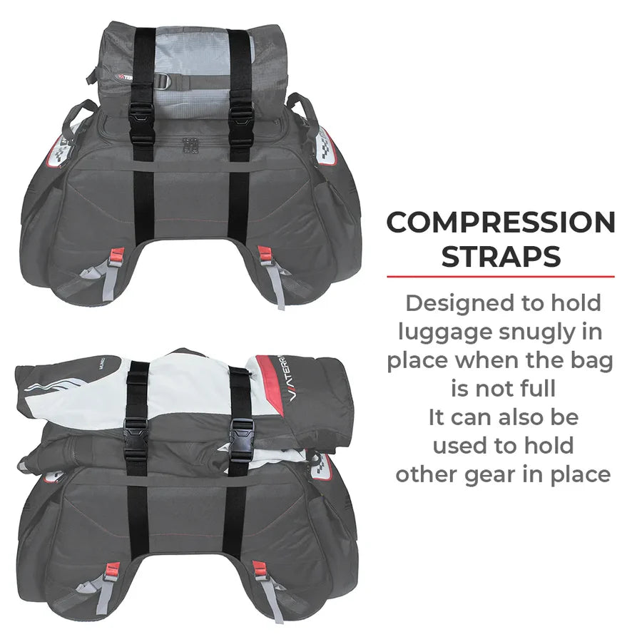 VIATERRA CLAW - 100% Waterproof Motorcycle Tail Bag (Universal) - Motodrift