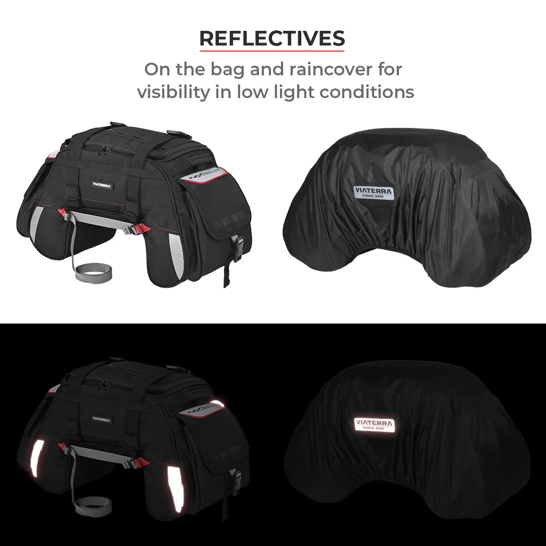 VIATERRA CLAW MINI - Universal Motorcycle Tailbag - Motodrift