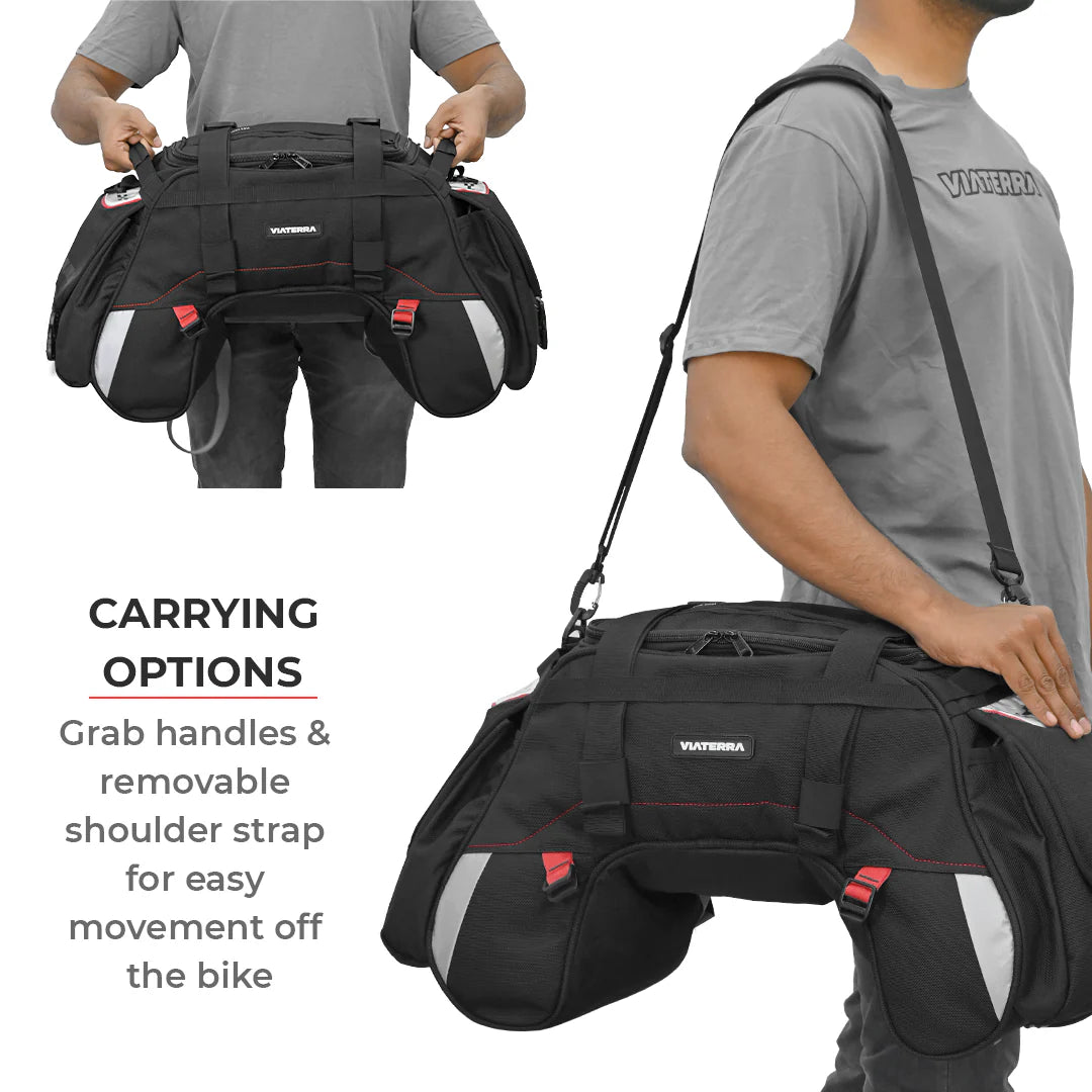 VIATERRA CLAW MINI - Universal Motorcycle Tailbag - Motodrift