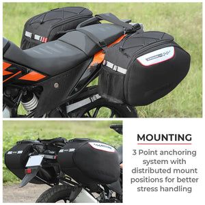 VIATERRA CONDOR 2UP - 100% Waterproof Motorcycle Saddle Bags - Motodrift