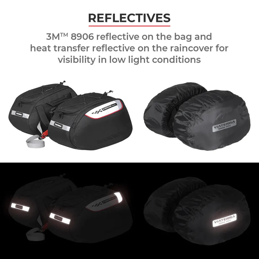 VIATERRA CONDOR SOLO - 100% Waterproof Motorcycle Saddlebags - Motodrift